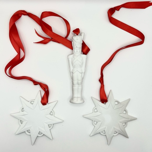 Bernardaud Limoges Porcelain Christmas Ornament Bundle – Set of 5 with Boxes - Picture 7 of 16